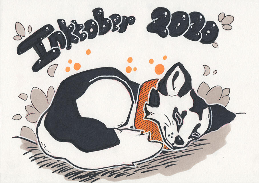 Inktober 2020 Storybook Printed Zine Click to Learn More