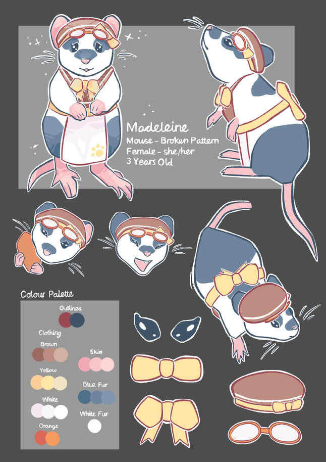 Madeleine Character design for my childrens book concept
