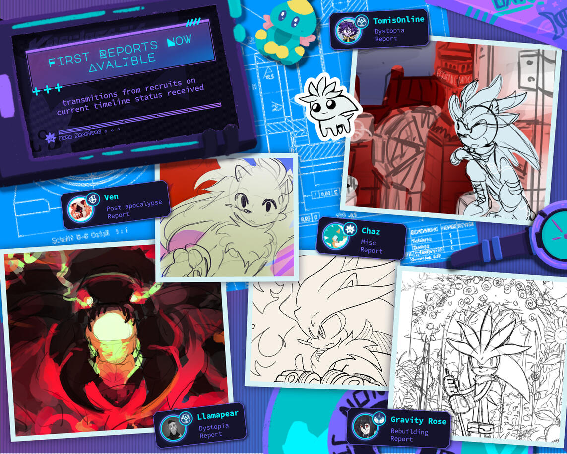 Check-in Sneak Peek Graphic made for a Silver fanzine