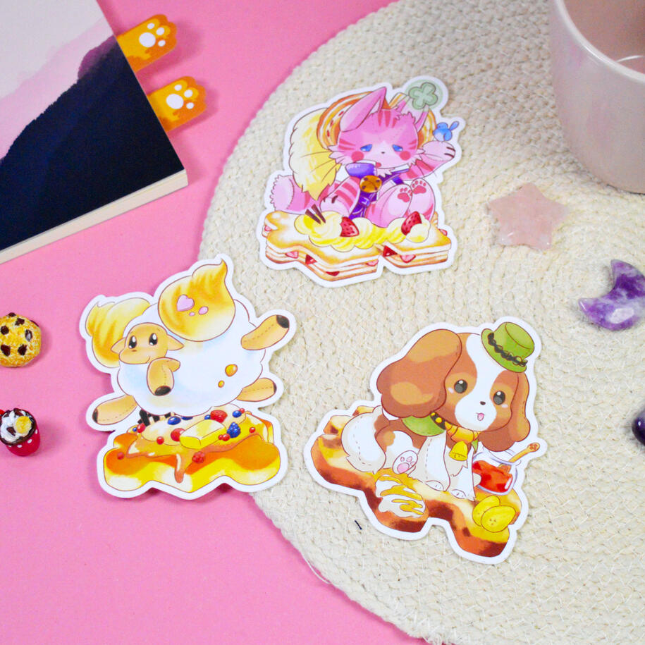 Merch Design Opaque 10cm Diecut Sticker