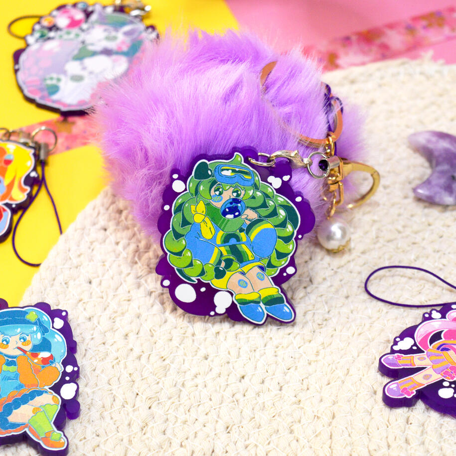 Merch Design Opaque Acrylic Keyring