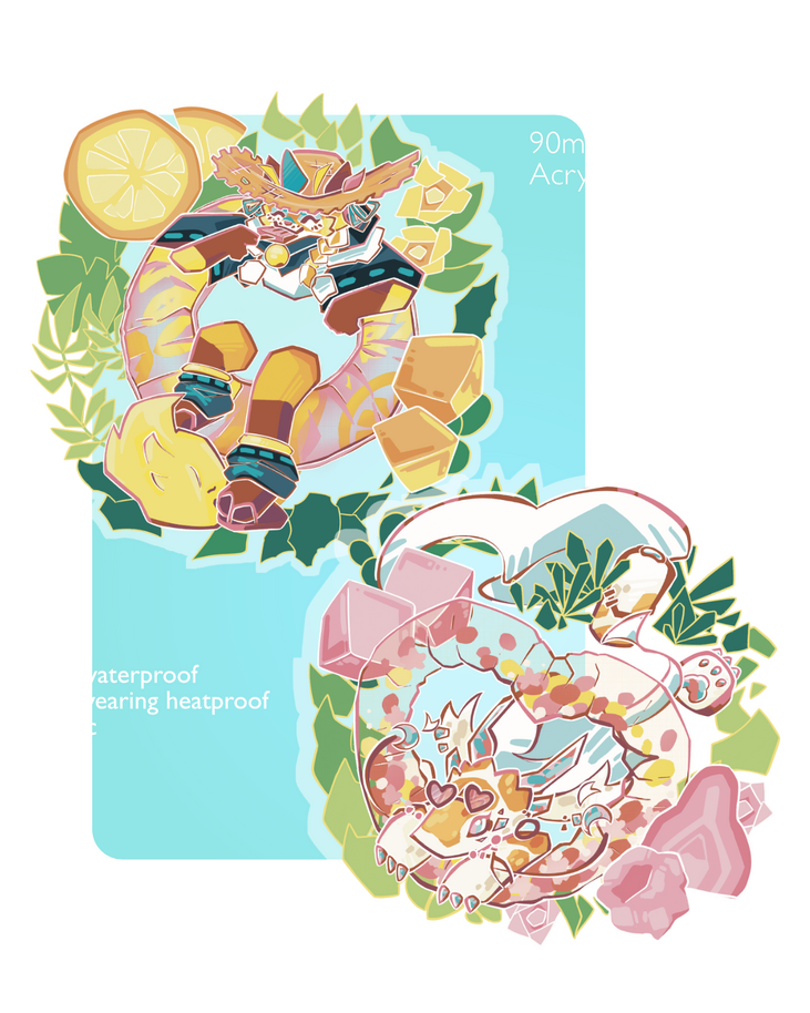Merch Design Clear Acrylic Coaster