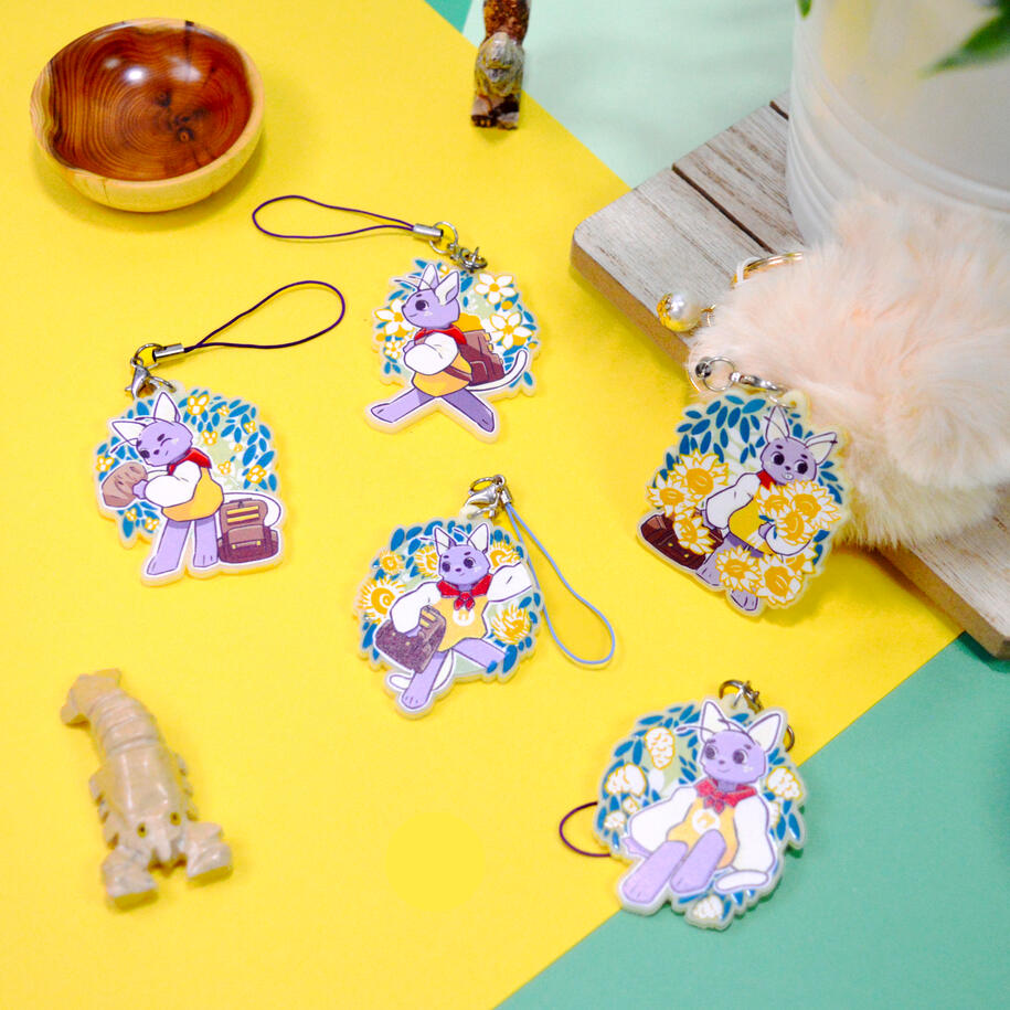 Merch Design Opaque Acrylic Keyring