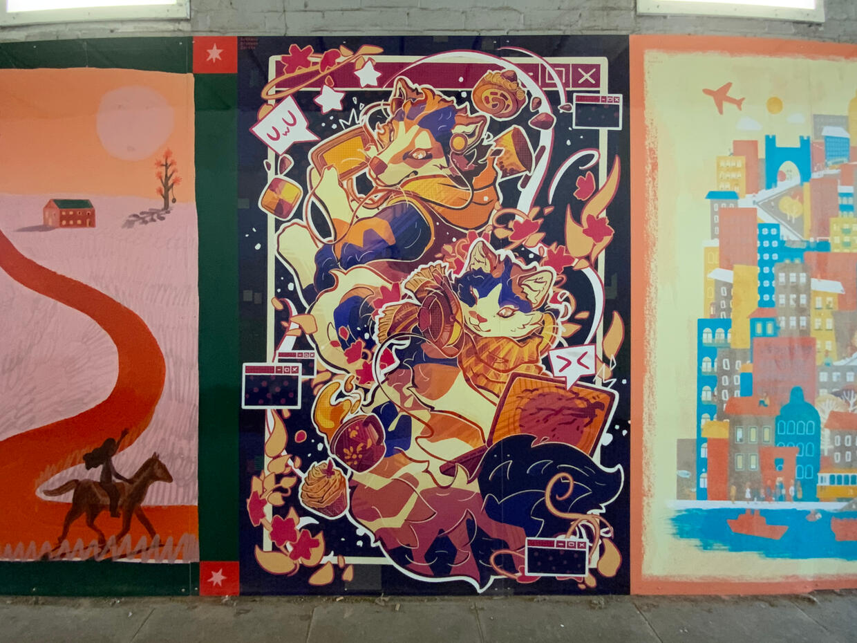 HCA X Safer Streets MARCH 2023, HEREFORD Murals installed under two major underpasses