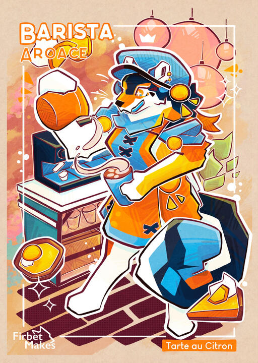 Aroace Wolf Illustration Poster Illustration