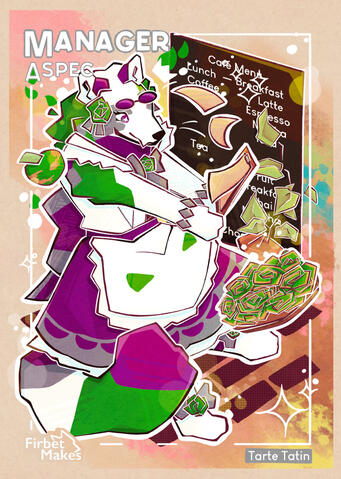 Aspec Wolf Illustration Poster Illustration