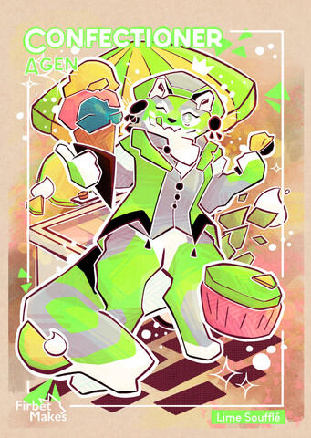 Agen Wolf Illustration Poster Illustration
