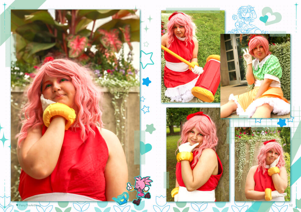 Concept Art Page Zine Layout and Design