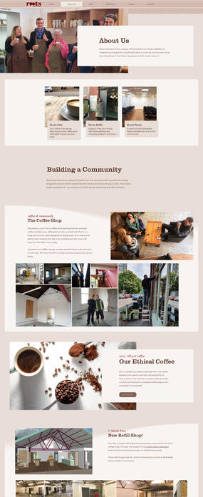 About Us Tab Website Design