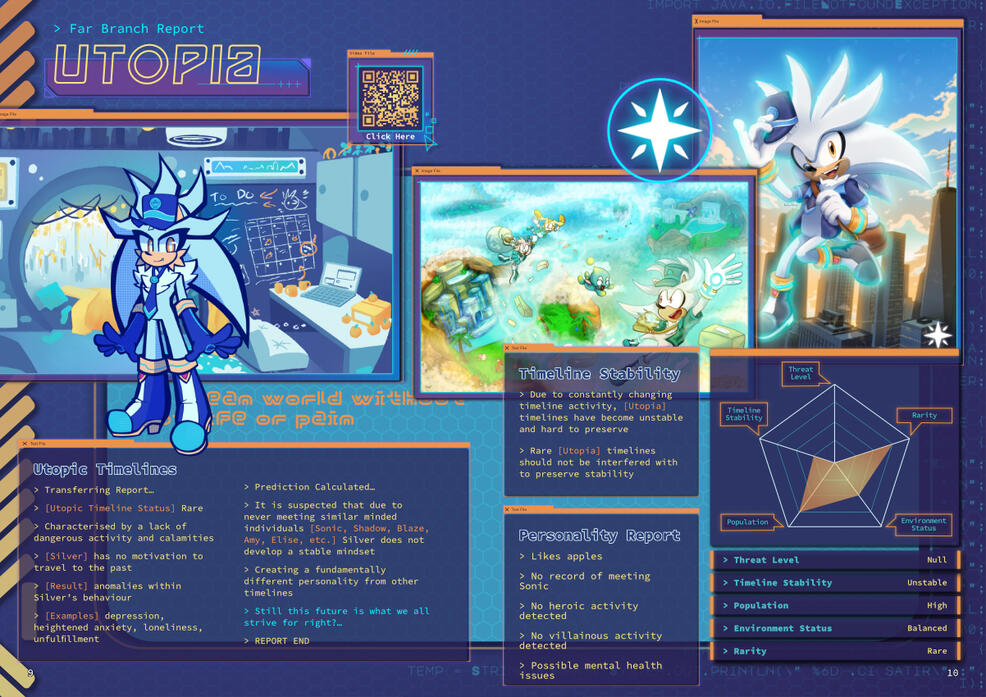 Utopia Theme Overview Zine Layout and Design