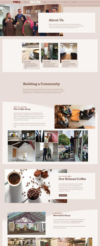 About Us Tab Website Design