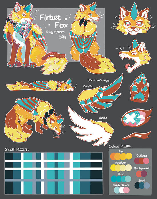 Firbet Fox Mascot Design Character Design