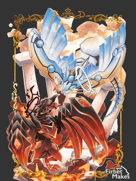 Conflicted Battle Standee Illustration