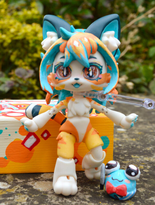 Maudado Hand-painted 1/12 BJD &amp; Sculpted Hair