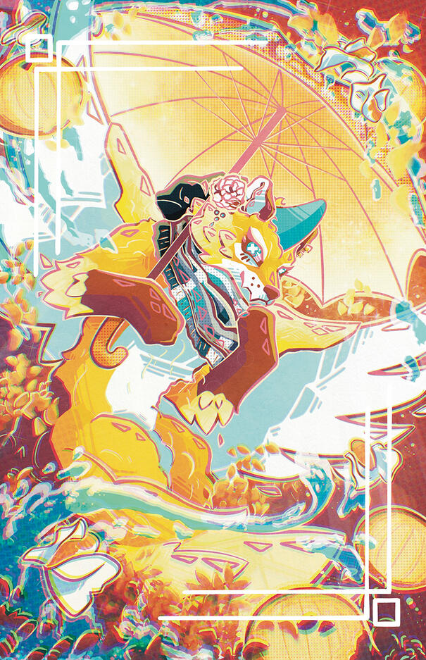 Firbet Umbrella Business card illustration