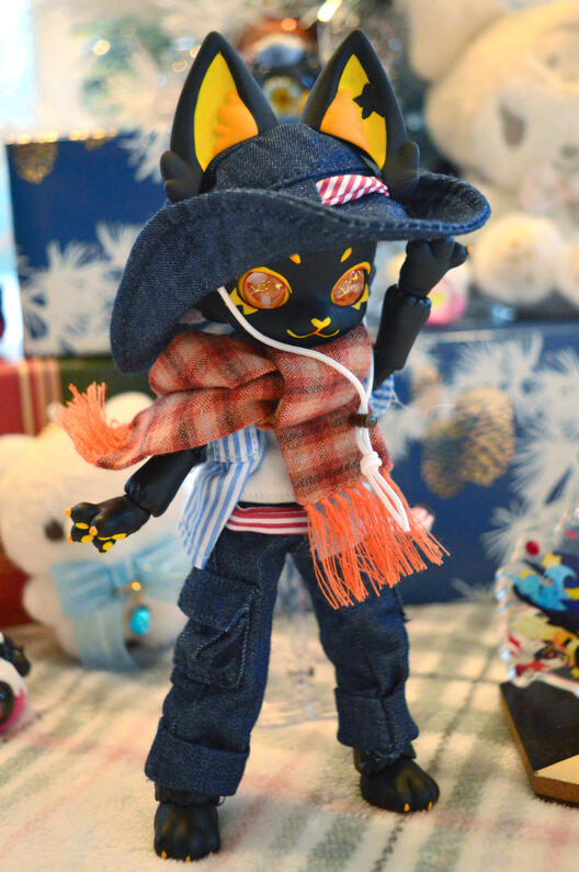 Sev the Cat Hand-painted 1/12 BJD