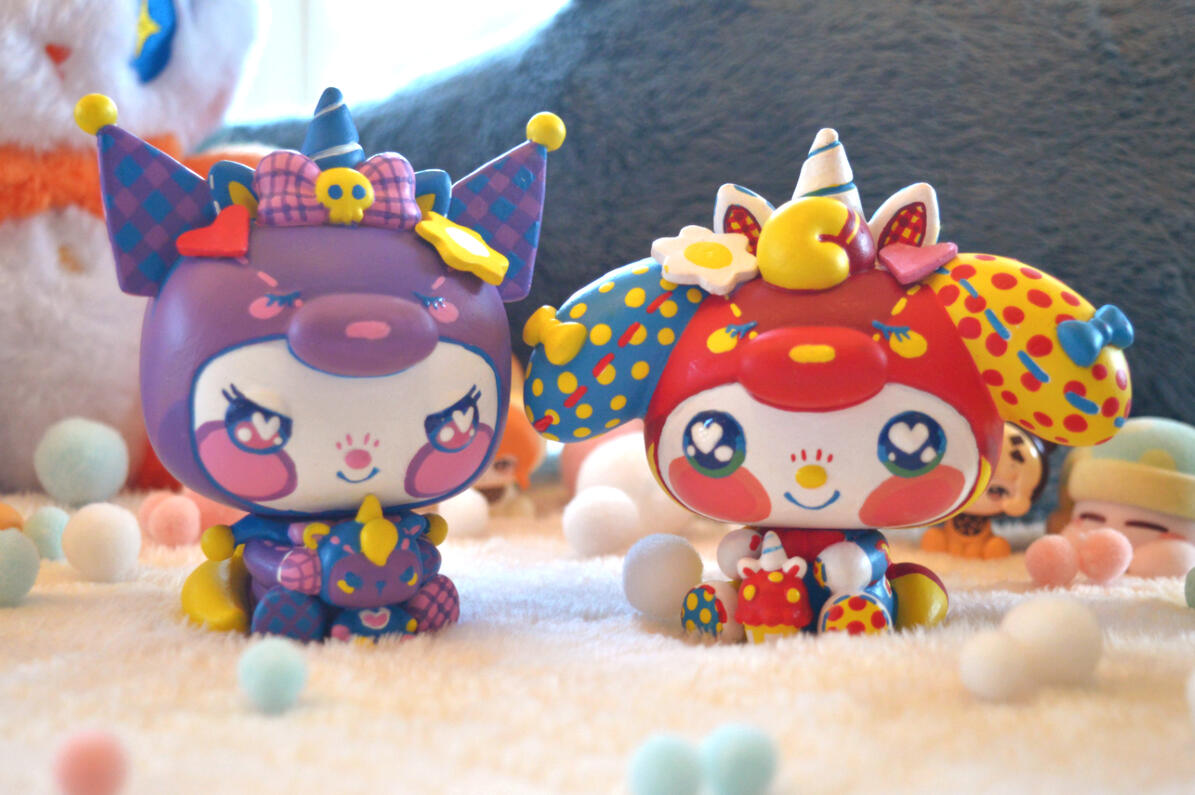 Itousa Style Kuromi &amp; My Melody Hand-painted Funko POP!'s